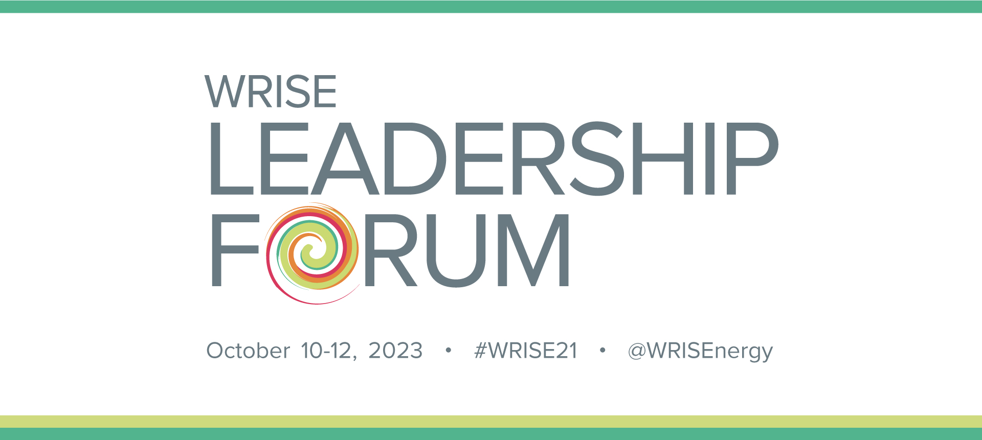 WRISE Leadership Forum Banner
